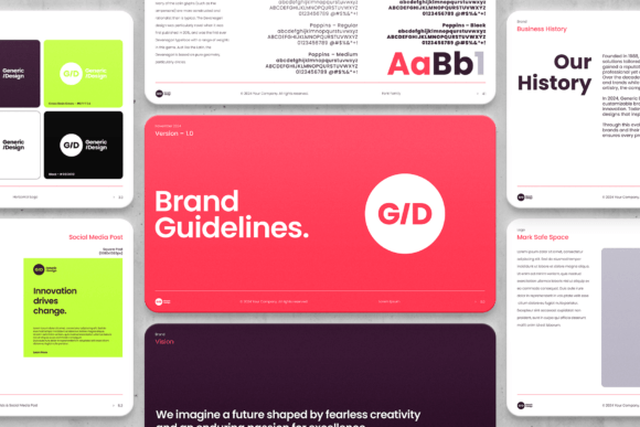 Download Brand Guidelines - Photoshop Template - Brand guidelines Collection