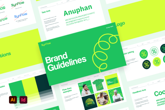 Download Synflow Brand Guidelines Template - Brand guidelines Collection