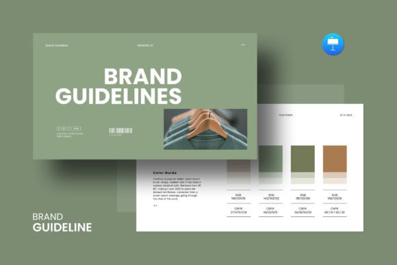 Download Brand Guidelines Keynote Template - Brand guidelines Collection