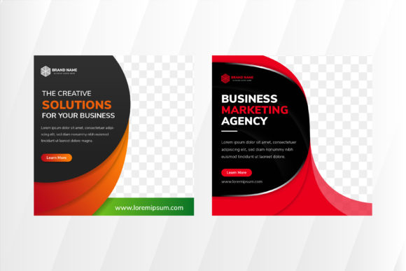 Download Solution Curve Square Banner Background - Square Collection