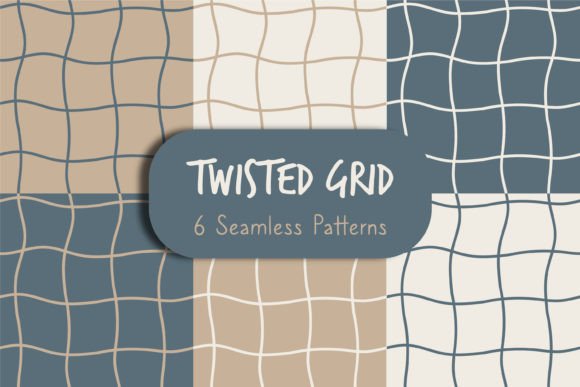 Download Twisted Grid Seamless Patterns - Grid Collection