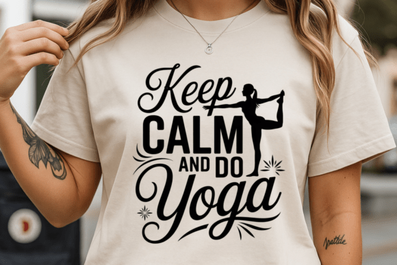 Download Keep Calm and Do Yoga SVG PNG - Premium Resources